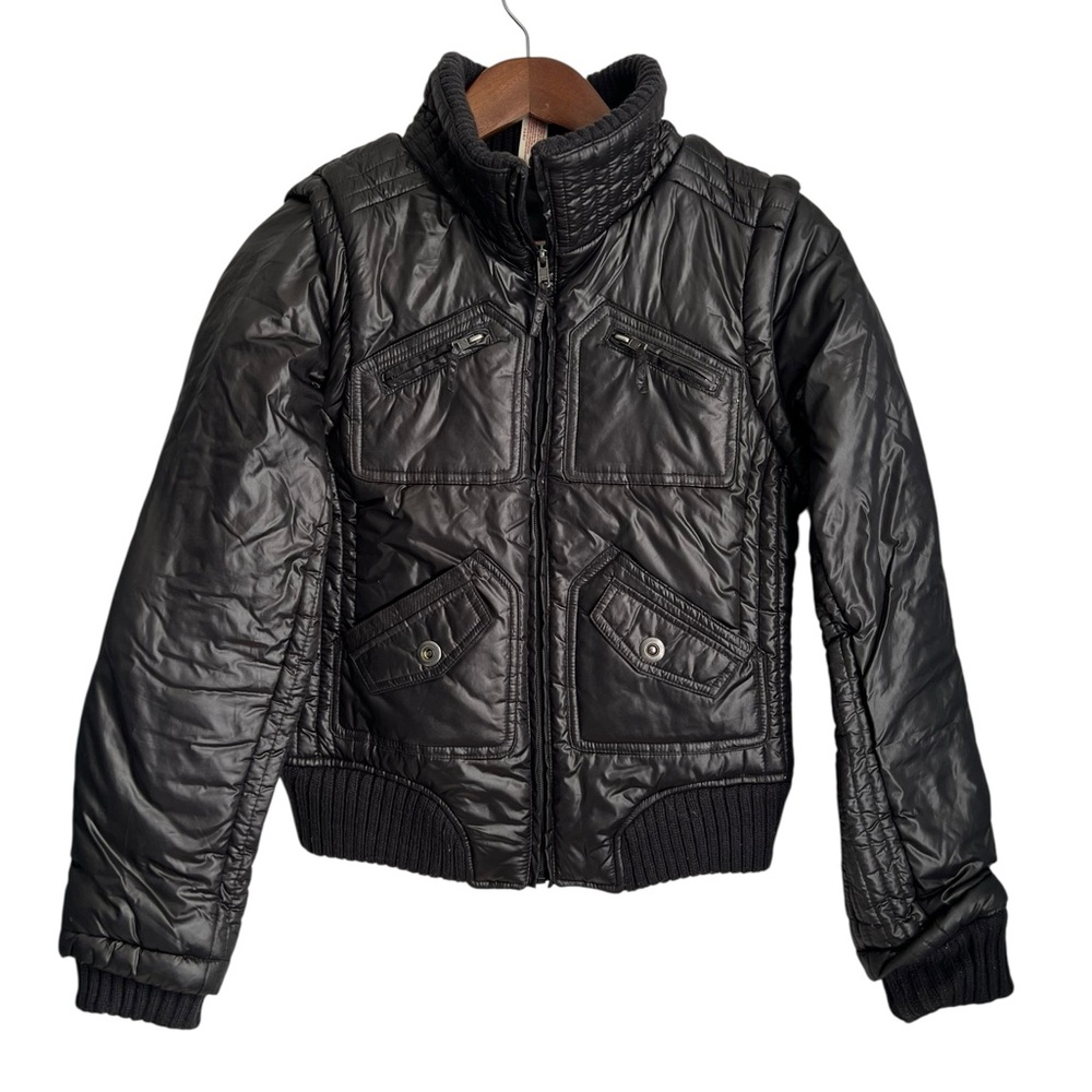 No Boundaries Black Puffer Jacket